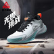 匹克（PEAK）凱旋1.0籃球鞋男鞋秋冬緩震耐磨皮面運動(dòng)鞋水泥地防滑實(shí)戰球鞋男 大白/黑色【皮面】 43
