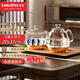 金灶（KAMJOVE）全智能底部上水燒水壺茶具全自動(dòng)上水電熱水壺電茶壺家用玻璃電茶爐茶臺燒水壺  H9 0.8L H9