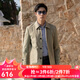 雅戈爾（YOUNGOR）風(fēng)衣男翻領(lǐng)單風(fēng)衣錦綸耐穿舒適透氣男士上衣外套 卡其 XL 180/100A