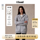 ELAND衣戀衛(wèi)衣女運動風oversize版連帽棉質(zhì)舒適外套2025秋季新款 灰色(15)Grey L 170