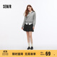 森馬（Semir）半身裙女學(xué)院風(fēng)顯瘦短裙俏皮小個(gè)子秋灰色格子百褶裙101524120012