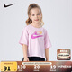 NIKE 耐克童裝女童短袖t恤2025夏季新款涼爽透氣兒童上衣
