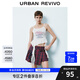 UR2025春季新款女裝時(shí)髦蕾絲字母修身吊帶背心UYV450035 白色印花 (尺碼偏小) L