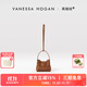 VANESSA HOGAN【高端線(xiàn)】VH女包欣冉耳機包頭層植鞣牛皮時(shí)尚小包包掛件配飾掛飾 可可紅棕 (附贈精美禮盒)