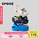 卡駱馳crocs貝雅兒童洞洞鞋男女童戶(hù)外包頭沙灘鞋拖鞋/207013/207012 深藍色-410 33 (200mm)