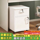 悅美妙文件柜辦公室資料柜檔案柜置物柜可移動(dòng)帶輪桌下帶鎖儲物柜矮柜子 特惠【一抽一門(mén)】帶鎖暖白37CM