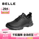 百麗（Belle）輕便休閑鞋男商場同厚底商務(wù)運動皮鞋8AY01CM3預(yù)售 黑色-單里 43 (265mm)