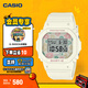 卡西歐（CASIO）BABY-G BGD-565復古碎花運動(dòng)時(shí)尚女士手表防水防震石英手表 禮物 BGD-565RP-7PR