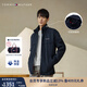 TOMMY HILFIGER出走都市25秋冬男裝風(fēng)衣款軟殼夾克/防水可收納帽立領(lǐng)外套 【風(fēng)衣款軟殼夾克】午夜藍FAP XL （推薦：165-180斤）