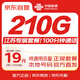 中國聯(lián)通流量卡19元210G全國通用流量長(cháng)期套餐純上網(wǎng)卡手機卡學(xué)生卡大王卡送話(huà)費