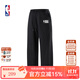 NBA官方聯(lián)盟球場(chǎng)生活男女保暖秋冬季戶(hù)外寬松運動(dòng)休閑直筒彎刀褲長(cháng)褲 聯(lián)盟（黑色） XL