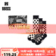 Happy Socks【新品】Happy Socks經(jīng)典波點(diǎn)3雙裝中筒襪堆堆襪ins潮 黑白 3雙 M 36-40