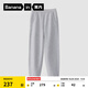 蕉內(nèi)（Bananain）非常褲503Regular女士衛(wèi)褲運(yùn)動(dòng)加絨25秋冬新款高腰顯瘦錐形長(zhǎng)褲子 中麻灰 XL