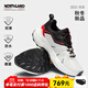 諾詩(shī)蘭（NORTHLAND）女士戈爾低幫徒步鞋防水防滑輕便緩震戶(hù)外休閑鞋NLSDH2506S 星白色/黑色 37