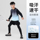 moonkids兒童速干衣運動(dòng)套裝男童羽毛球籃球長(cháng)袖中大童足球跑步訓練騎行服 19581黑藍漸變+16272黑藍拼接 【吸汗速干 運動(dòng)套裝】 170 cm