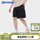 FILAFUSION斐樂(lè )潮牌梭織短褲男2025夏季運動(dòng)工裝休閑五分褲