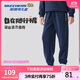 Skechers斯凱奇自營秋季新款男女童柔軟舒適寬松微彈長褲百搭衛(wèi)褲L325K015