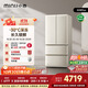 小吉（MINIJ）[國家補貼20%]508L法式奶油風(fēng)復古冰箱客廳廚房一級能效除菌干濕分儲變溫低噪BCD-JF508WB PLUS