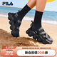 FILA斐樂官方女鞋F(xiàn)RAGOLA草莓涼鞋2025年厚底增高瑪麗珍魔術(shù)貼涼拖
