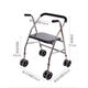 老年人散步車(chē)休閑助力手推車(chē)可推可坐椅子老人四輪防摔倒手扶推車(chē) 升級加粗加厚款-4輪款