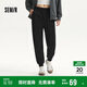 森馬（Semir）休閑褲女簡(jiǎn)約松緊腰長(zhǎng)褲ins潮秋季基礎(chǔ)純色束腳顯瘦101524127016