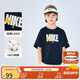 NIKE3BRAND 耐克兒童純棉短T2025年夏季字母logo男女童親膚舒適上衣