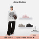 Acne Studios 【特享6折】男女同款 Face魔術(shù)貼運動(dòng)小白鞋厚底老爹鞋CD0006 淺粉色 37