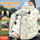 COSMICKISS電動(dòng)車(chē)擋風(fēng)被斗篷冬季加絨加厚護肩護脖四季通用全包式防風(fēng) 冬季圍脖護肩【彩虹花】加大加厚斗篷