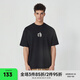 CHINISM CH純色簡(jiǎn)約短袖男夏季T恤半袖時(shí)尚寬松潮流休閑潮牌圓領(lǐng)情侶上衣 黑色 L