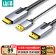 山澤HDMI2.0轉DP1.2轉換線(xiàn) 4K/60hz高清視頻轉換器 適用筆記本電腦PS4連接顯示器轉接線(xiàn) 1.5米 HDP15X