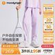 moodytiger兒童褲子拒水耐磨夏季男童長(cháng)褲彈力寬松高彈女童長(cháng)褲戶(hù)外防蚊褲