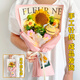 京東鮮花教師節(jié)禮物送女老師diy手工成品向日葵針織花束實(shí)用有紀(jì)念意義