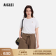 AIGLE【春夏新品】艾高短袖T恤DFT速干排汗SILVADUR抗菌女士 粉白色 BJ242 XL (175/96A)
