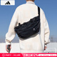 阿迪達(dá)斯 （adidas）單肩包男包女包 25夏季新款騎行腰包斜挎包輕便運(yùn)動(dòng)包男士單肩包 JN3782/黑色/主推款 MISC