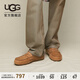 UGG春季男士時(shí)尚舒適純色平底淺口簡(jiǎn)約休閑豆豆鞋樂(lè )福鞋 1166762 CHE | 栗色 43