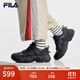斐樂(lè )（FILA）官方女鞋貓爪6老爹鞋運動(dòng)鞋2025秋季新款鞋子厚底休閑鞋 黑/影黑灰-BD 38.5