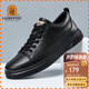老人頭（LAORENTOU）男士皮鞋男春秋商務(wù)休閑鞋系帶戶(hù)外運動(dòng)鞋 3213A039 黑 42