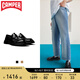 看步（CAMPER）Walden新款男鞋多色復(fù)古樂福鞋增高商務(wù)通勤戶外軟底休閑皮鞋 黑色019 41 寬腳/高腳背建議拍偏大一碼