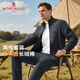 夢(mèng)特嬌（MONTAGUT）春秋季休閑運動(dòng)套裝男士衛衣外套褲子跑步運動(dòng)衣服男 深灰 2XL 