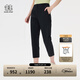 KOLON SPORT/可隆防潑水八分褲 女子接觸涼感防曬UPF50+戶(hù)外運動(dòng)褲 LKLP5MT842-BK 黑色 M 165/74A