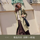 OVV2023秋冬新款女裝溫柔自然翻領(lǐng)暗門(mén)襟休閑通勤針織羊毛風(fēng)衣 卡其（凈色）A1 M