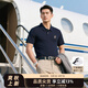 比華利保羅Beverly Hills Polo2025夏季新款男士休閑短袖polo衫 寶藍(lán)色 L