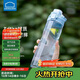 樂(lè )扣樂(lè )扣（LOCK&LOCK）人魚(yú)線(xiàn)塑料運動(dòng)水杯夏天便攜水壺帶刻度提手男女水杯子700ML藍色
