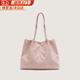 禾素托特包女大容量包包女包2025年大學(xué)生通勤包手提包單肩包腋下包 鏈條單肩包【粉色】