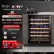 芭克斯（Bacchus）YC-150紅酒柜82cm高嵌入式無(wú)縫【51瓶裝】恒溫柜多功能恒濕葡萄酒柜風(fēng)冷無(wú)霜雙門(mén)家用客廳廚房櫥柜 82cm高-雙溫 無(wú)霜風(fēng)冷櫸木層架 150L