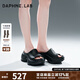 DAPHNE LAB【增高8公分】棒棒糖厚底拖鞋 女士涼拖鞋二代一片拖 25新款 黑色 【博主同款】 36