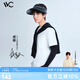 VVC成毅同款防曬帽女遮陽(yáng)帽防紫外線夏季工學(xué)視野戶外大檐帽 時(shí)尚黑 