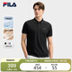 FILA 斐樂(lè )官方領(lǐng)航POLO短袖t恤2025年夏季時(shí)尚休閑涼感上衣男子針織衫