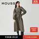 moussy 新品法式優(yōu)雅浪漫主義豹紋連衣裙女010GA630-7080 065花紋棕色 S 00001