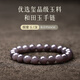 胖東來(lái)品質(zhì)和田玉手串店女款天然晴水手鏈玉珠子串珠散珠青玉 【新升級】璽晶級煙紫玉(深)約8mm(送國檢證書(shū))